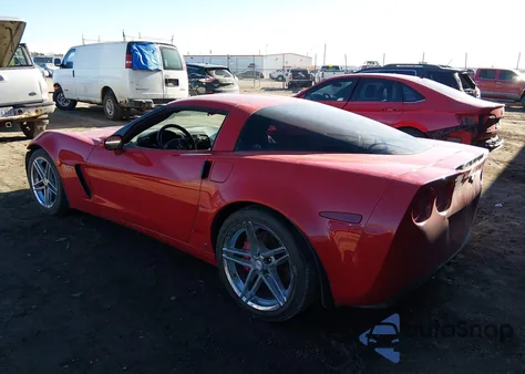 2008 Chevrolet Corvette Z06 Hardtop из США, поврежденный, VIN 1G1YY26E085100214